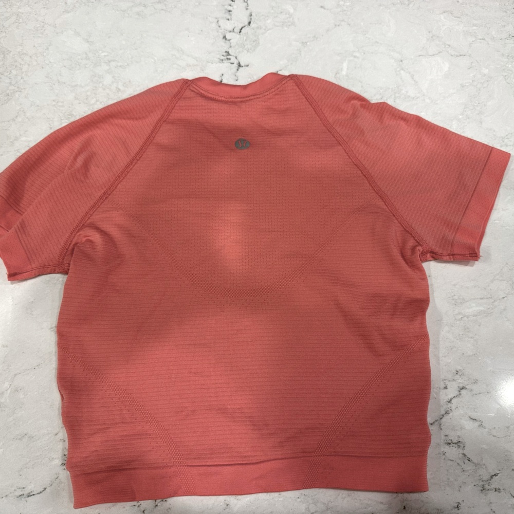 Lululemon Short Sleeve Coral Tee